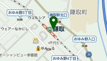 コックスコームの地図画像