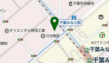 千葉平和会館の地図画像