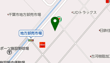 株式会社白洋舎 千葉支店の地図画像
