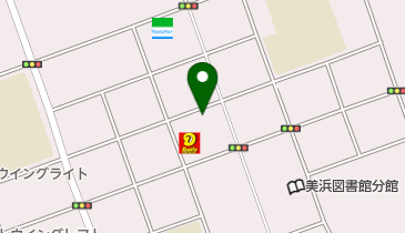 ポニークリーニングパティオス6番街店の地図画像