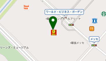 幕張メッセロイヤルキッチンズの地図画像