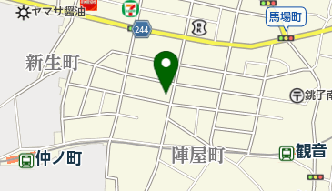 いとしんふとん店の地図画像
