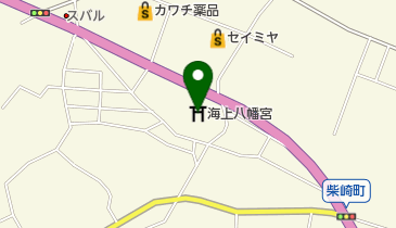 海上八幡宮の地図画像