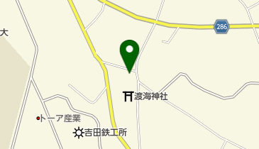 渡海神社の地図画像