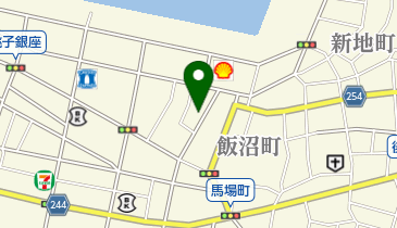 有限会社岡根塗料店の地図画像