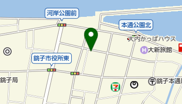 銚子公共職業安定所の地図画像
