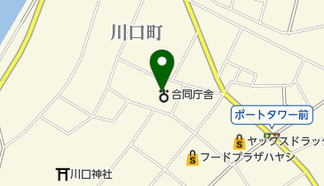 銚子地方気象台 総務課の地図画像