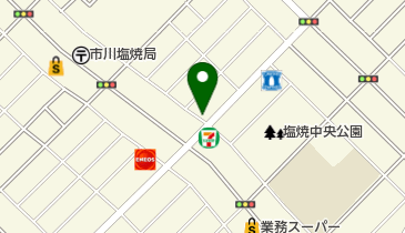 ハシデンキの地図画像