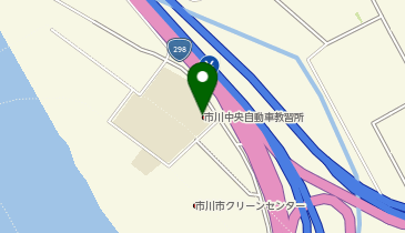 市川中央自動車教習所の地図画像