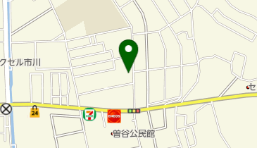 森永牛乳 市川国分配給所の地図画像