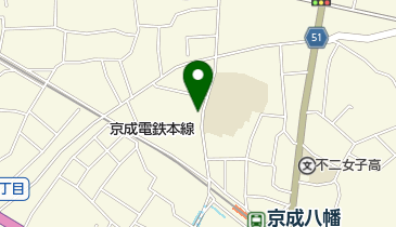 有限会社日乃出ドライ 八幡店の地図画像