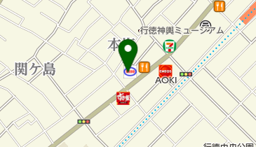 カワサキ車検センターの地図画像