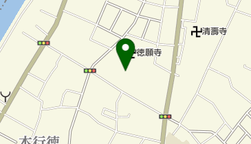 徳願寺の地図画像