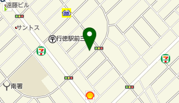 ヒラハラルフードの地図画像