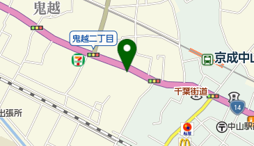 秋元ふとん店の地図画像