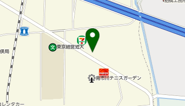 南市川インドアテニスガーデンの地図画像