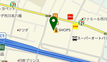 髪業の地図画像