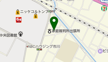 千葉地方検察庁 市川区検察庁の地図画像