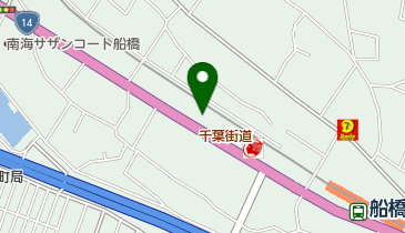 スズキワールド船橋の地図画像