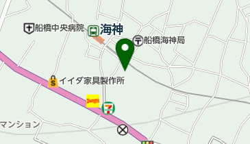 船橋市 海神公民館の地図画像