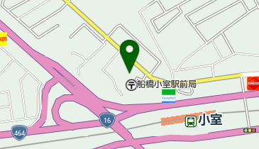 船橋市 小室公民館の地図画像