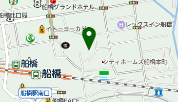 船橋柔道会道場の地図画像