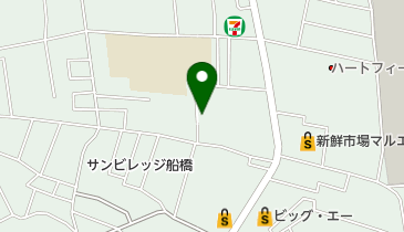 薬園台南ピアノ教室の地図画像