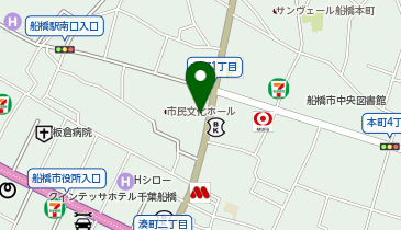 ジョイフル恵利 船橋振袖店の地図画像