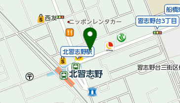 日産証券株式会社北習志野支店の地図画像