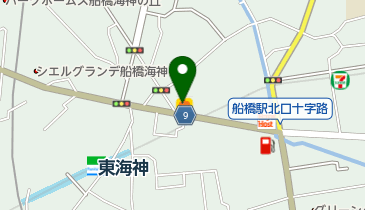 ピザーラ船橋店の地図画像