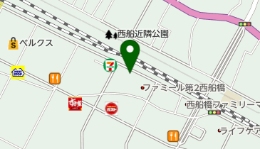 藤和西船橋コープの地図画像