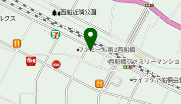 ファミール第一西船橋管理組合事務室の地図画像