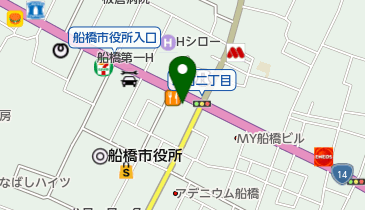 日本生命保険相互会社 ライフプラザ船橋・ご来店窓口の地図画像