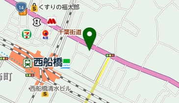 メガネハット西船店の地図画像