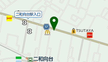 二和ダルマ薬局の地図画像