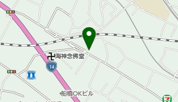 ウサミ理容室の地図画像