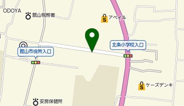 館山市役所 教育委員会 学校給食センター管理係の地図画像