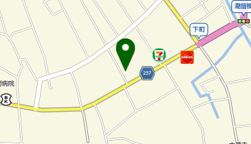 玉屋クリーニング店の地図画像