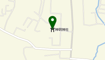 上真倉神明神社の地図画像