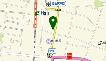 三越 館山の地図画像
