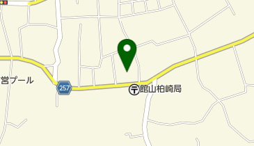 外間理容店の地図画像