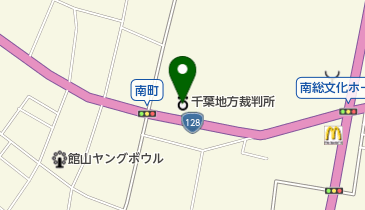 千葉地方検察庁 館山支部の地図画像