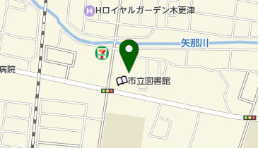 木更津市 文京公民館の地図画像