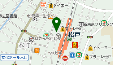 サーティワンアイスクリーム松戸店の地図画像