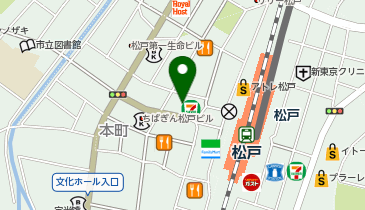 イーオン松戸校の地図画像