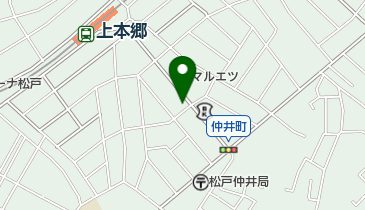 松戸学院の地図画像