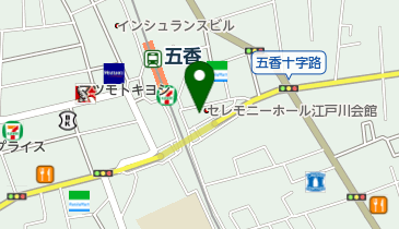極真会館五香道場の地図画像