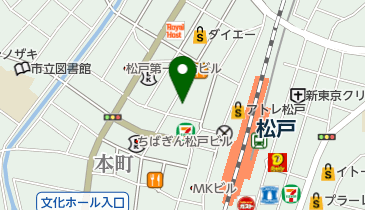 極真会館松戸道場の地図画像