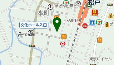 彩きもの学院松戸校の地図画像