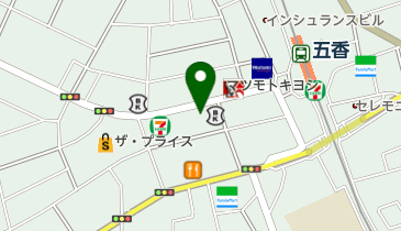 五・香施術院の地図画像